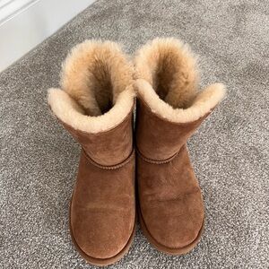 UGG Button Shearling Kids Boots